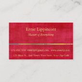 コスモポリタングラマー 名刺 (裏面)