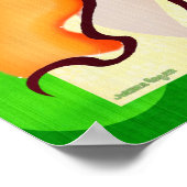 コスモポリタンポップ・アートのアートプリントポスターDECOR ポスター (角)