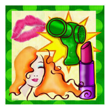 コスモポリタンポップ・アートのアートプリントポスターDECOR