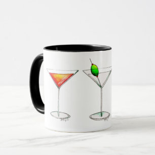 コスモポリタンマルティーニマンハッタンカクテルドリンクマグ マグカップ