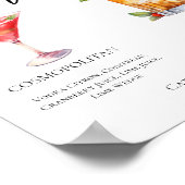 コスモポリタン舞タイシグネチャーカクテルメニュー ポスター (角)