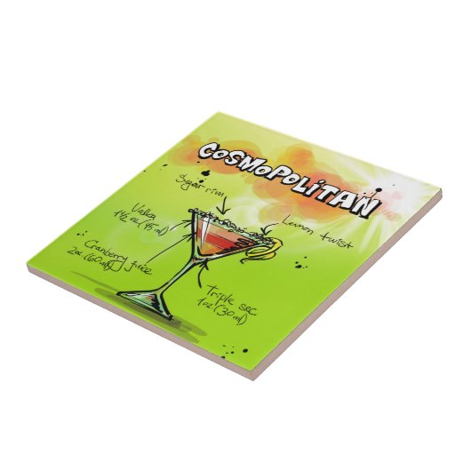 コスモポリタン・カクテル タイル (側面)