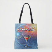 コスモポリタン・カクテル(12ドリンク・レシピ・セット#2) トートバッグ (正面)