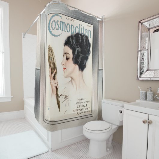 コスモポリタンFC 1917年10月ハリソン・フィッシャー著 シャワーカーテン (インサイチュ)