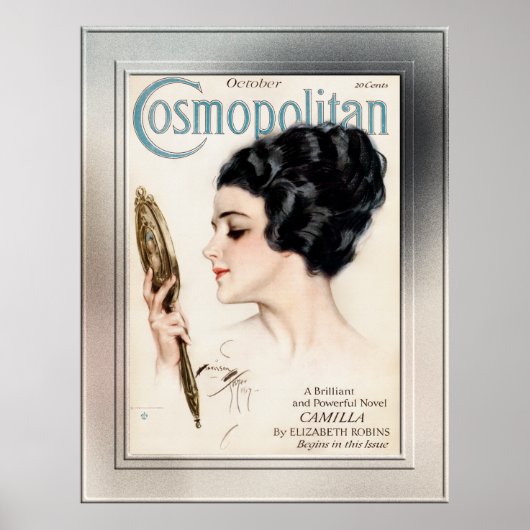 コスモポリタンFC 1917年10月ハリソン・フィッシャー著 ポスター (正面)