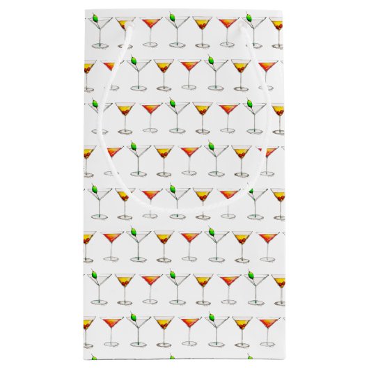 コスモマルティニマンハッタンカクテルミックスドリンクバッグ スモールペーパーバッグ (裏面)