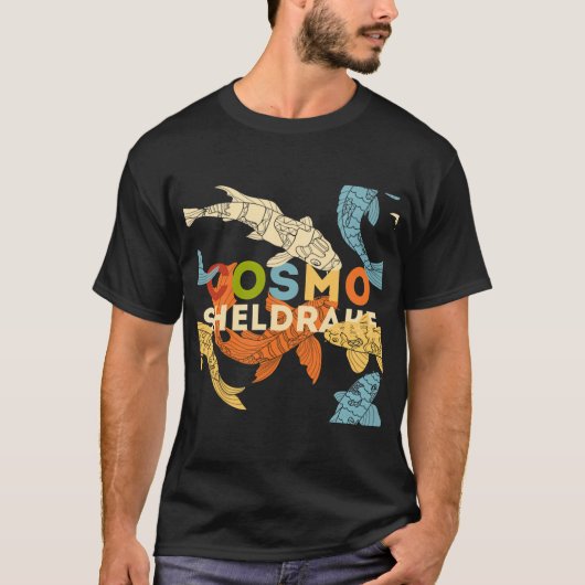 コスモ・シェルドレイクと錦鯉 Tシャツ (正面)