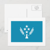 コスラエの旗 ポストカード (正面/裏面)