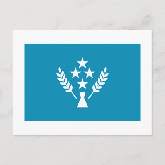 コスラエの旗 ポストカード (正面)