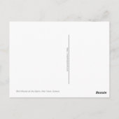 コス鳥モザイク葉書 ポストカード (裏面)