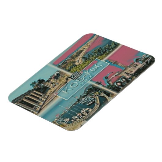 コス – ギリシャ – モザイク –  マグネット (左側)