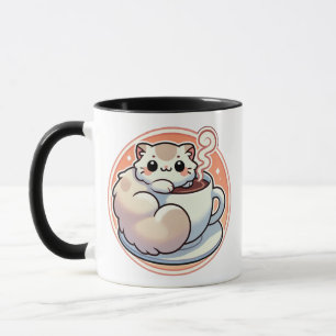 コズィーキャットとコーヒーカップ マグカップ