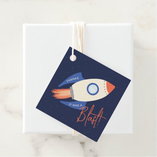 コズミックお祝いバースデーパーティーメッセージカード フェイバータグ (インサイチュ)