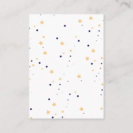 コズミックかわいこちゃんが行く！猫用ベビーシャワー エンクロージャーカード (裏面)