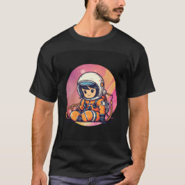 コズミックかわいこちゃん – リトル宇宙飛行士の冒険 Tシャツ