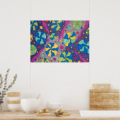 コズミックはっきりしたキャンディスアート ポスター (キッチン)