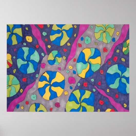 コズミックはっきりしたキャンディスアート ポスター (正面)