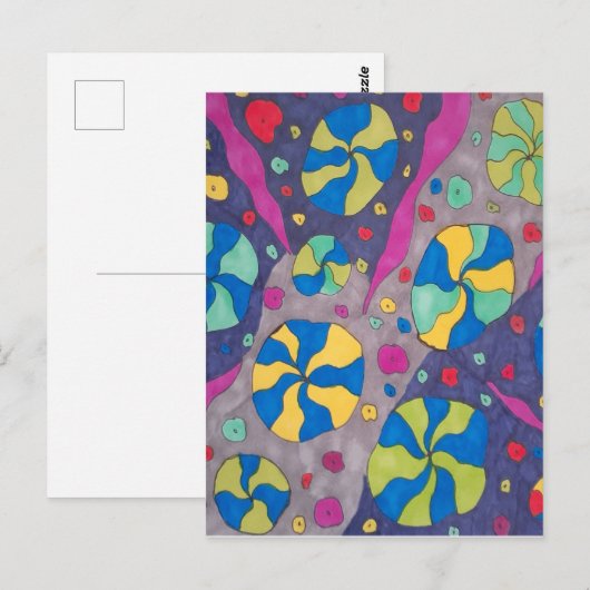 コズミックはっきりしたキャンディスアート ポストカード (正面/裏面)