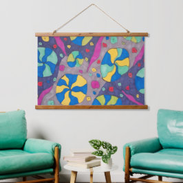 コズミックはっきりしたキャンディスアート 吊り下げ型タペストリー