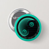 コズミックアクアインバランス陰陽 缶バッジ (正面&裏面)