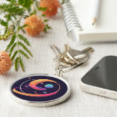 コズミックアドベンチャー宇宙スローキーチェーン キーホルダー (側面)