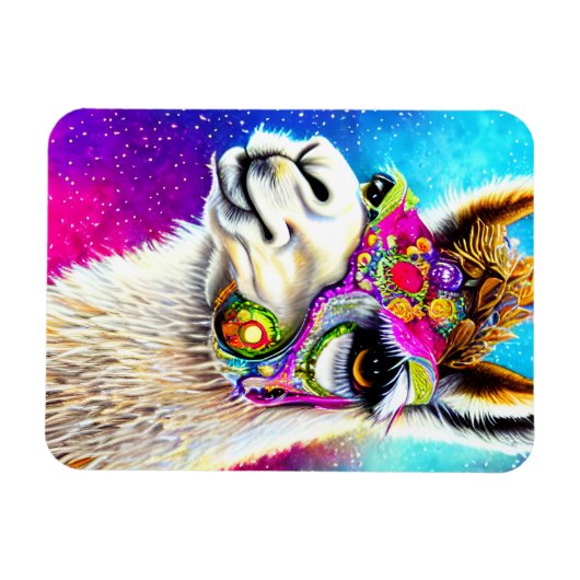 コズミックアルパカ マグネット (横)