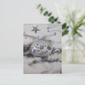 コズミックアルマジロクリケットダイアンアート&デザイン ポストカード (スタンド正面)