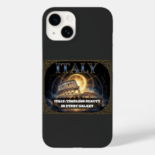コズミックイタリア・ローマのコロッセオ天体アート Case-Mate iPhone 14ケース