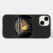 コズミックイタリア・ローマのコロッセオ天体アート Case-Mate iPhoneケース (裏面 (横))