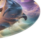コズミックイルカとクラゲの宇宙 カッティングボード (角)