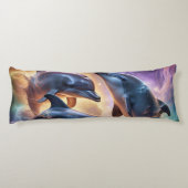 コズミックイルカとクラゲの宇宙 ボディピロー (裏面)