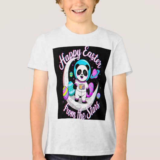 コズミックイースターお祝い トライブレンドTシャツ (正面)