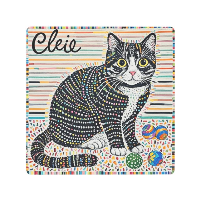 コズミックウィル抽象芸術ウォールアート メタルプリント (正面)