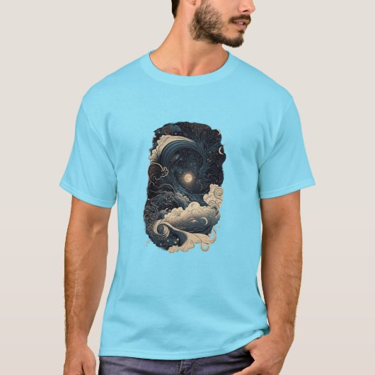 コズミックウェーブ Tシャツ (正面)