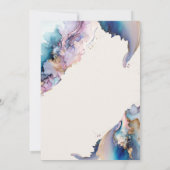 コズミックウォーター結婚カラー 招待状 (裏面)