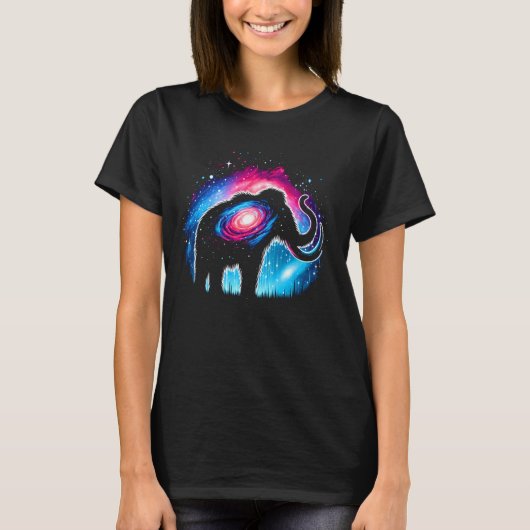コズミックウクールールマンモス銀河系グラフィック宇宙Ar Tシャツ (正面)