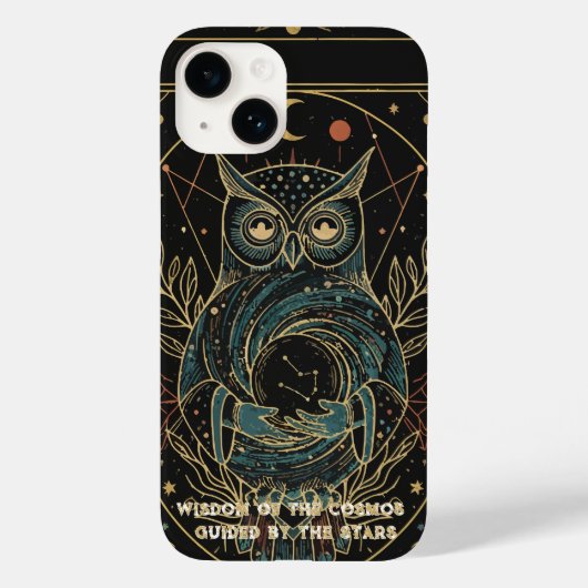 コズミックオラクルオウル・神秘的な天体 Case-Mate iPhoneケース (裏面)
