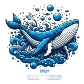 🌊 コズミックオーシャンクジラ Tシャツ