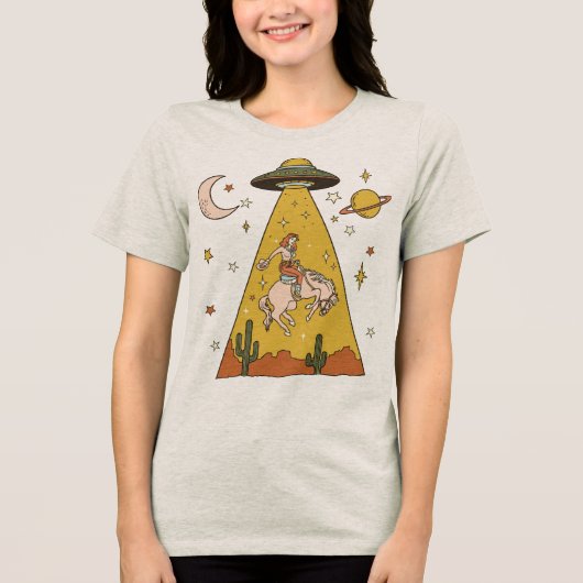 コズミックカウガール トライブレンドTシャツ (正面)