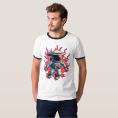 コズミックカウボーイ – 炎の宇宙飛行士 Tシャツ (正面フル)
