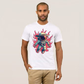 コズミックカウボーイ – 炎の宇宙飛行士 Tシャツ (正面フル)