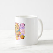 コズミックカピバラ探検家 コーヒーマグカップ (正面右)