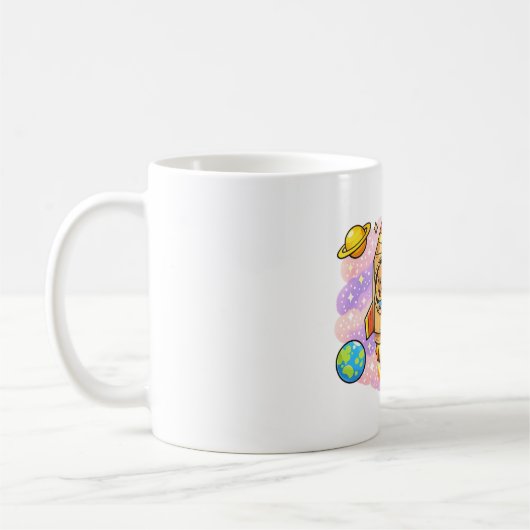 コズミックカピバラ探検家 コーヒーマグカップ (左)