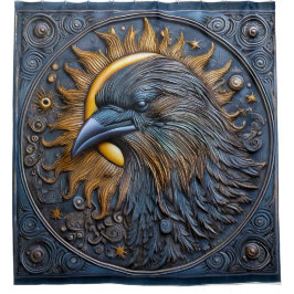 コズミックカラス01 シャワーカーテン