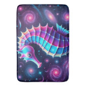 コズミックカラフルシーホース バスマット (正面縦)