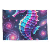 コズミックカラフルシーホース 枕カバー (裏面-右)