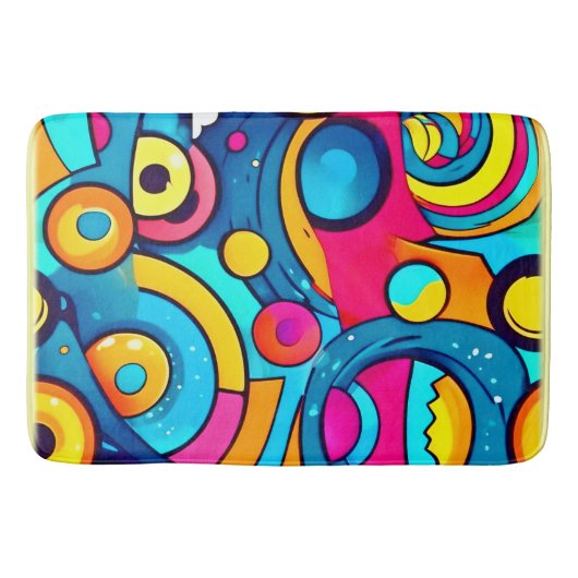 コズミックカーニバルアート バスマット (正面)