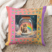 コズミックキッテンクエストピロー クッション (ブランケット)