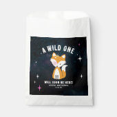 コズミックキツネワイルドワンピンクガールベビーシャワー フェイバーバッグ (正面)