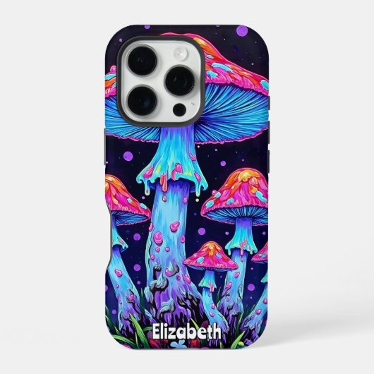 コズミックキノコクラスター iPhoneケース (裏面)